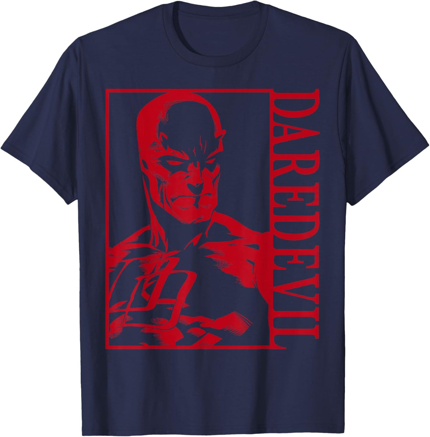 Marvel Daredevil Dark Tonal Poster T-Shirt - T-Shirt | Navy