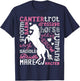 Horse Typography Word Art Girls Horseback Riding Equestrian T-Shirt - T-Shirt | Navy