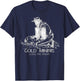 Vintage Gold Mining Living The Dream Retro Miner Sluicing T-Shirt - T-Shirt | Navy