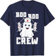 Boo Boo Crew Shirt Ghost Nurse Costume Girls Funny Halloween T-Shirt - T-Shirt | Navy