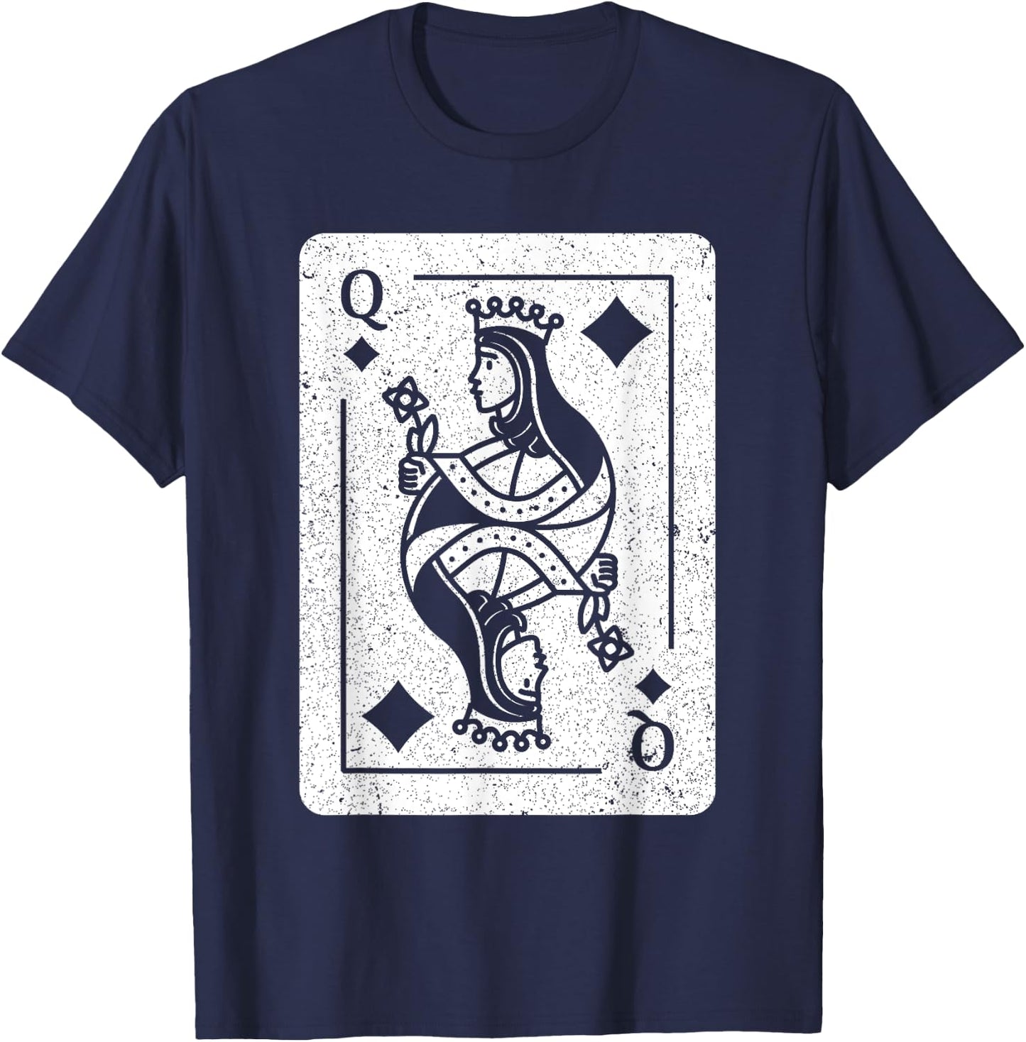 Queen Of Diamonds Costume T-Shirt - T-Shirt | Navy
