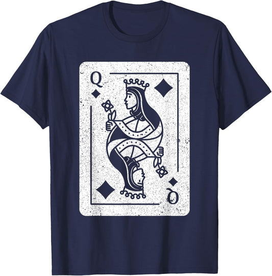 Queen Of Diamonds Costume T-Shirt - T-Shirt | Navy