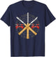 Ultimate Woodturner's with Lathe Chisel Gouge Skew T-Shirt - T-Shirt | Navy