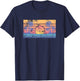 Bali Beach Vibes Distressed Women T-Shirt - T-Shirt | Navy