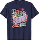 Feral Feline Social Club Pastel Cat & Girls T-Shirt - T-Shirt | Navy
