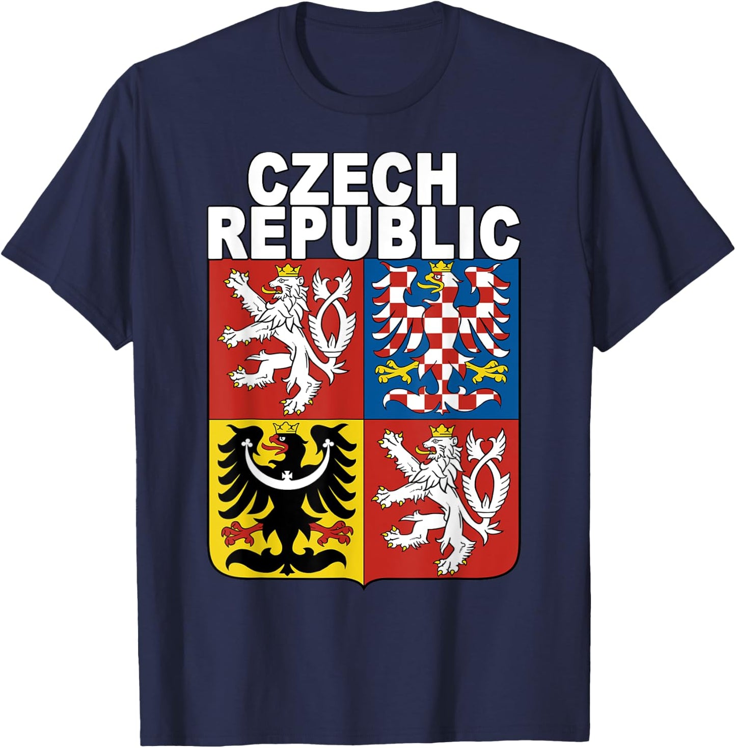Czech Republic Shirt T-Shirt - T-Shirt | Navy