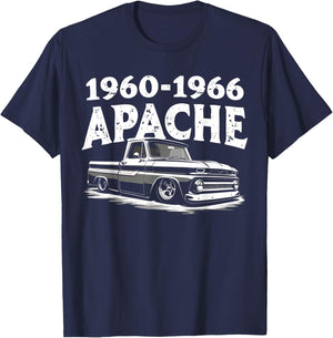 1960-1966 C10 Truck First Generation Apache Classic Truck T-Shirt - T-Shirt | Navy