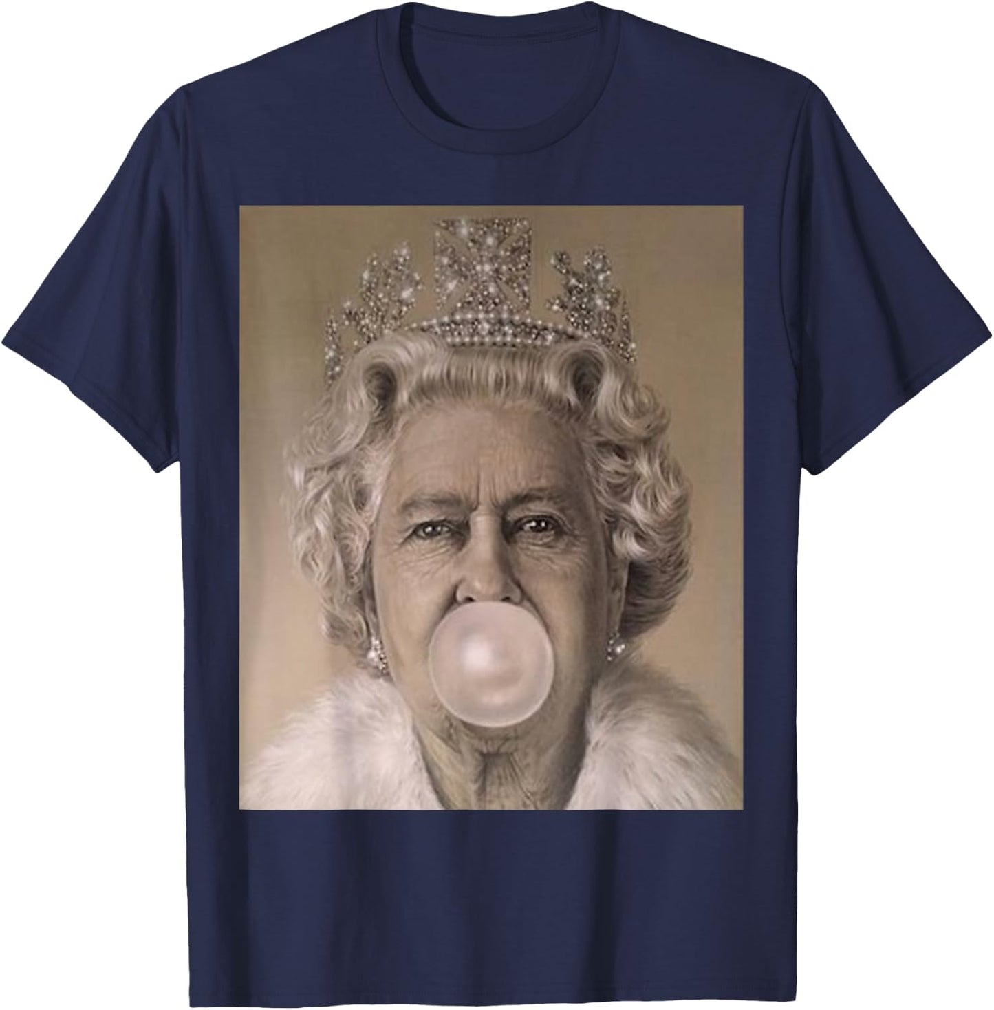 Queen Elizabeth T-Shirt - T-Shirt | Navy