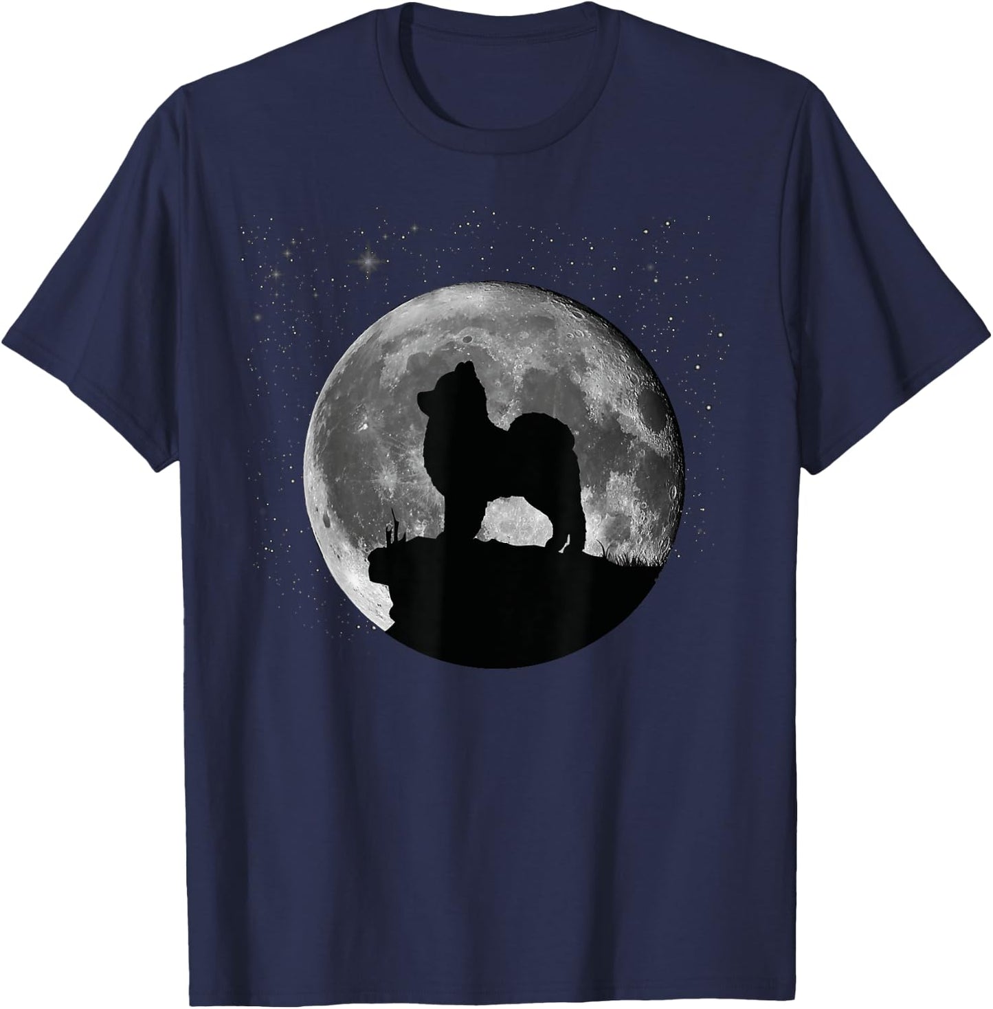 Pomeranian Pom-Dog Women Kids T-Shirt - T-Shirt | Navy
