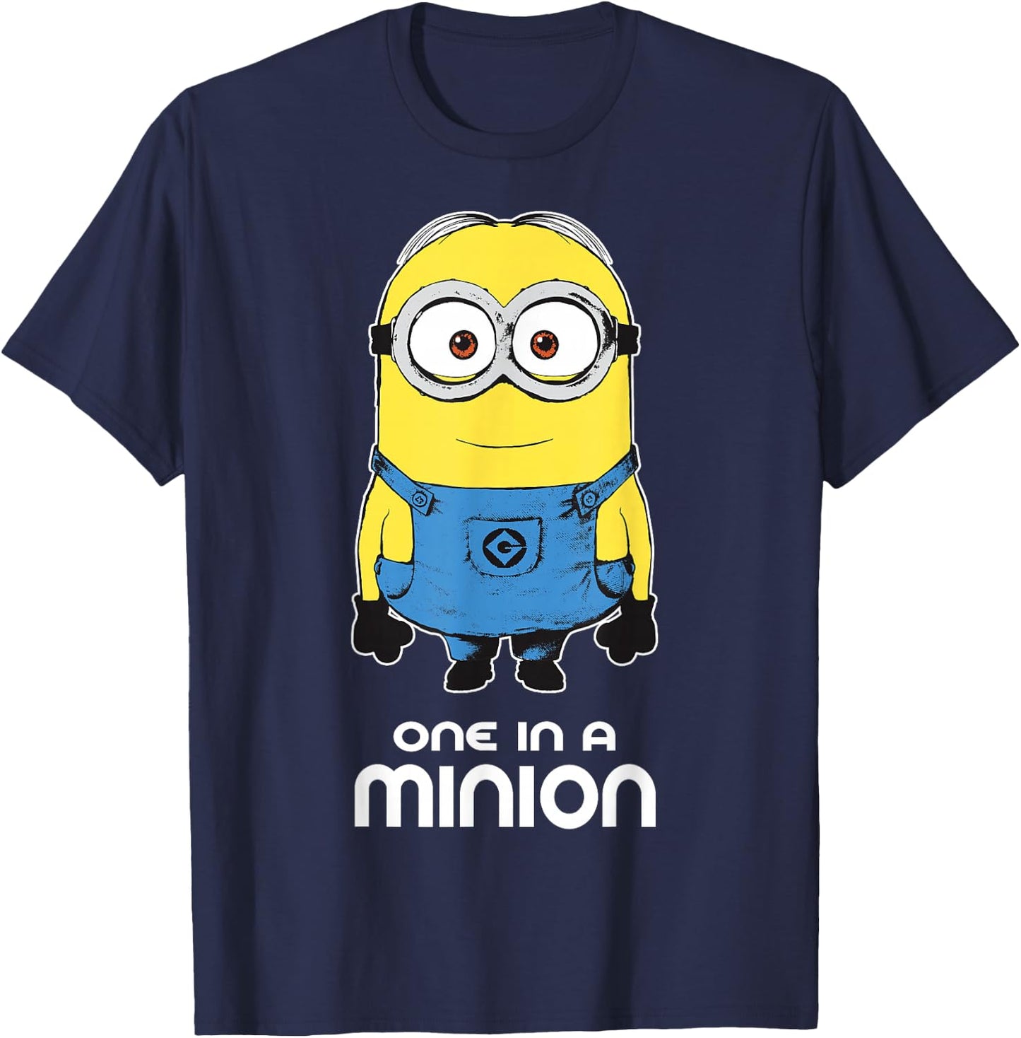 Despicable Me Minions Bob One In A Minion Graphic T-Shirt - T-Shirt | Navy
