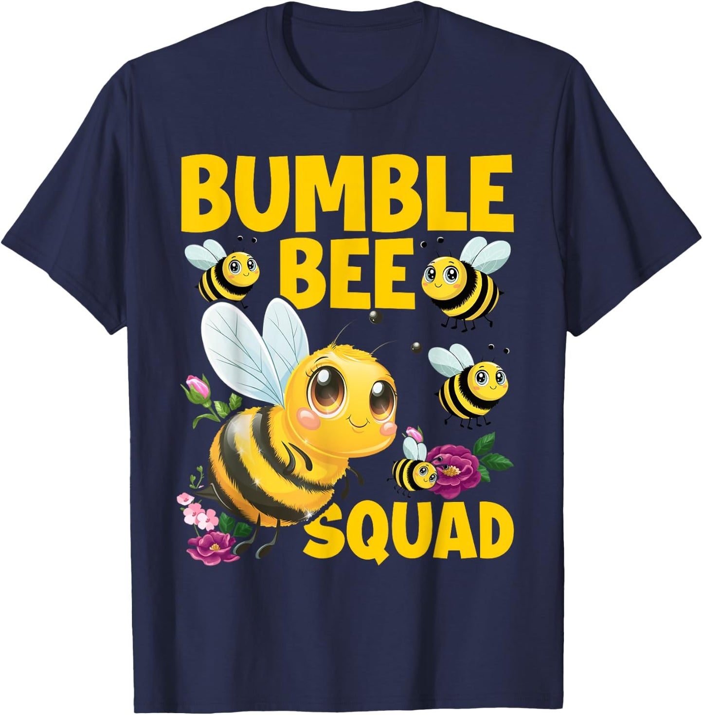 Bumble Bee Squad Bumblebee Team Group Family T-Shirt - T-Shirt | Navy