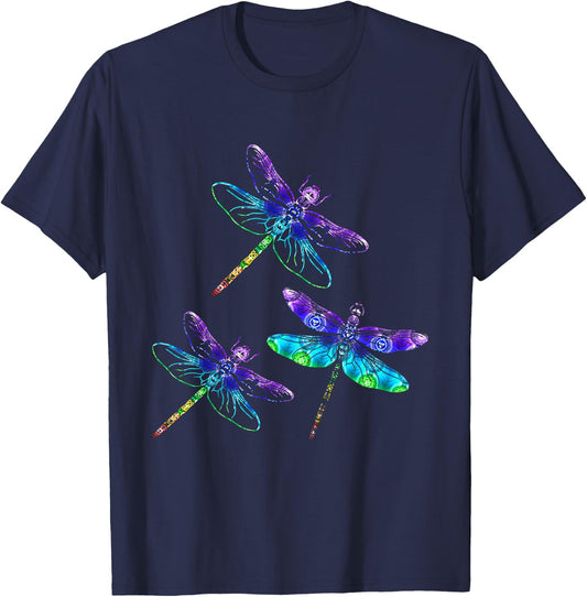 Kids Dragonfly Gift T-Shirt - T-Shirt | Navy