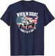 When in Doubt Throttle It Out ATV Quad Bike Four Wheeler T-Shirt - T-Shirt | Navy