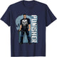 Marvel Spider-Man: New Day Punisher Vertical Text T-Shirt - T-Shirt | Navy