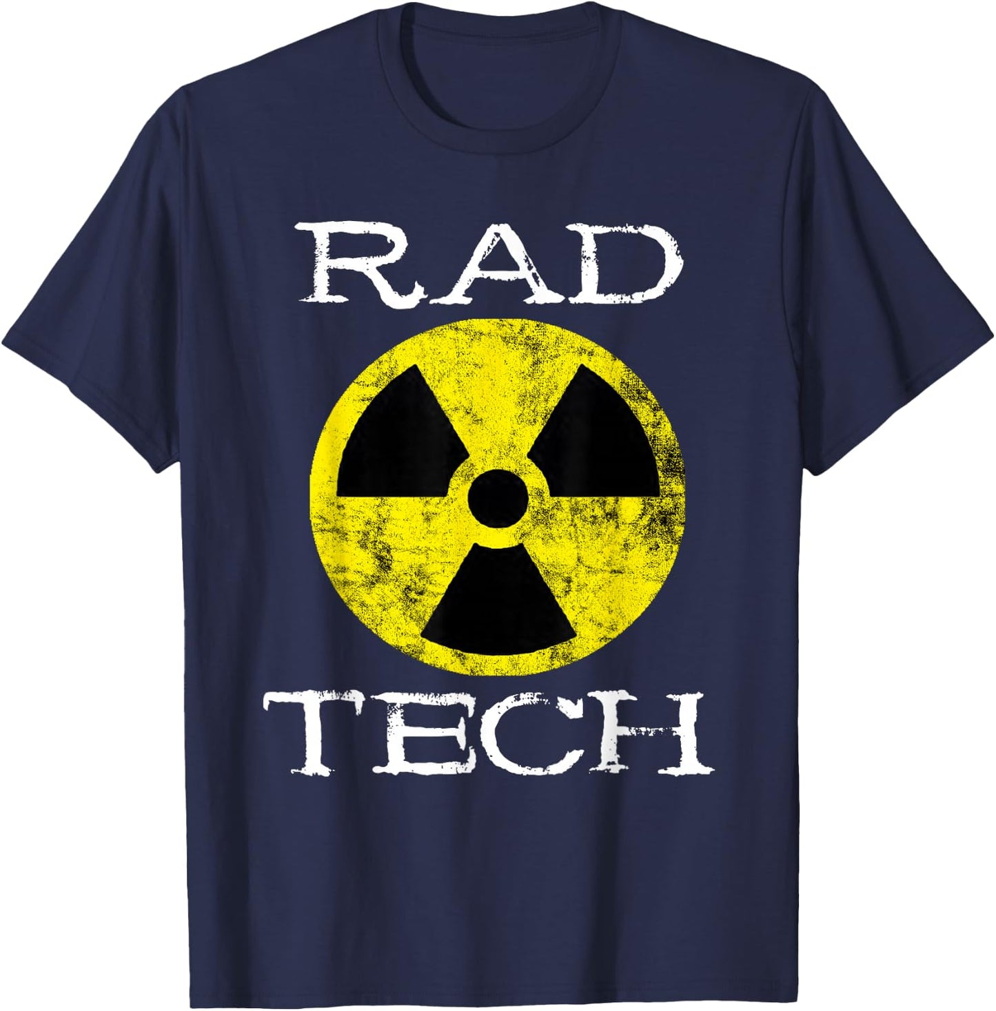 Rad Tech Nuclear Radiology Oncology Radiography X-ray T-Shirt - T-Shirt | Navy
