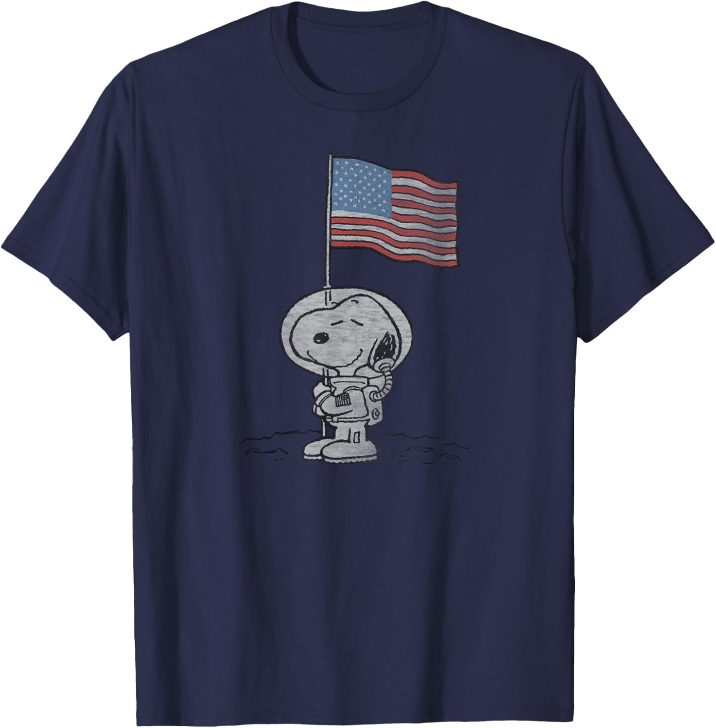 Peanuts Snoopy Astronaut T-Shirt - T-Shirt | Navy