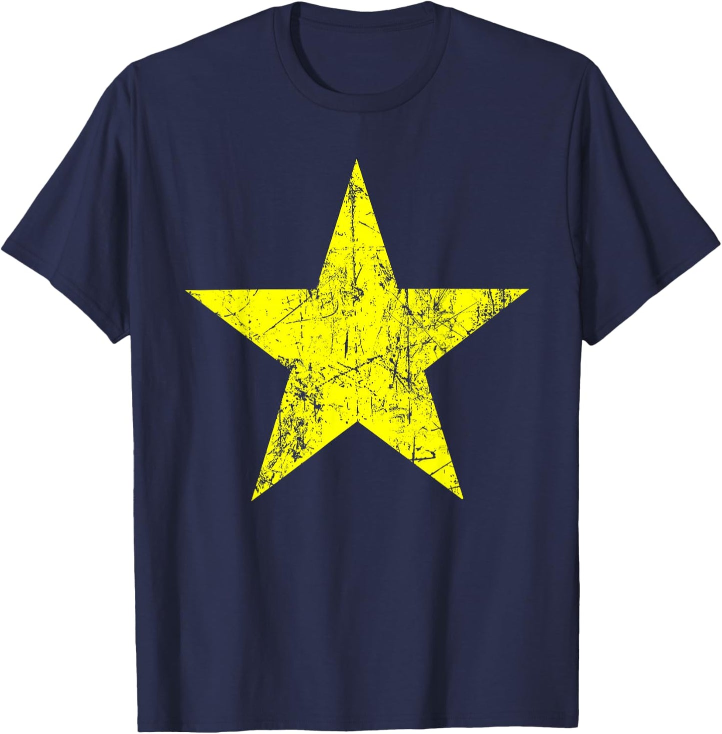 Vietnamese Flag Vintage Star Vietnam Country Gifts T-Shirt - T-Shirt | Navy