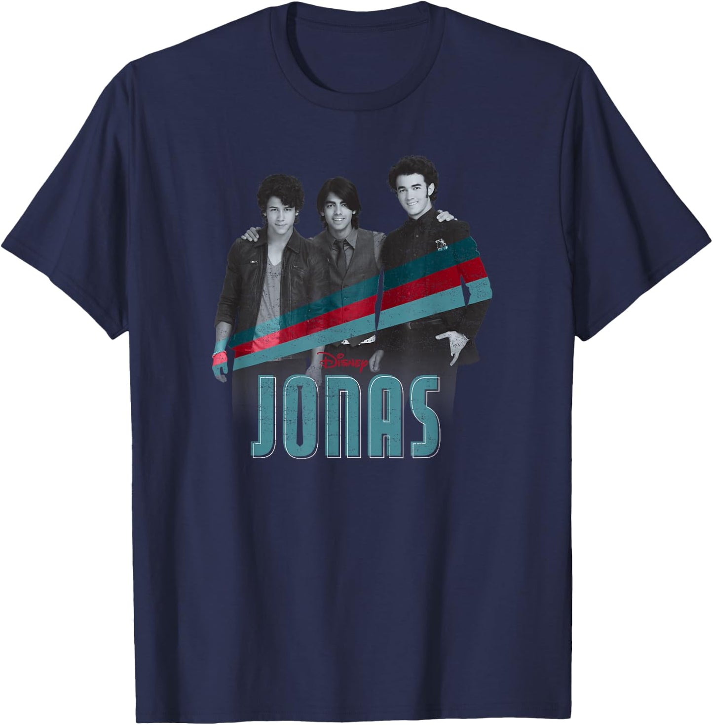 Disney Channel JONAS Nick Joe and Kevin T-Shirt - T-Shirt | Navy