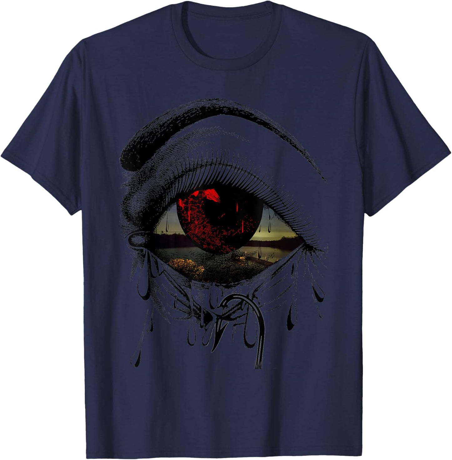 Red Eye T-Shirt - T-Shirt | Navy