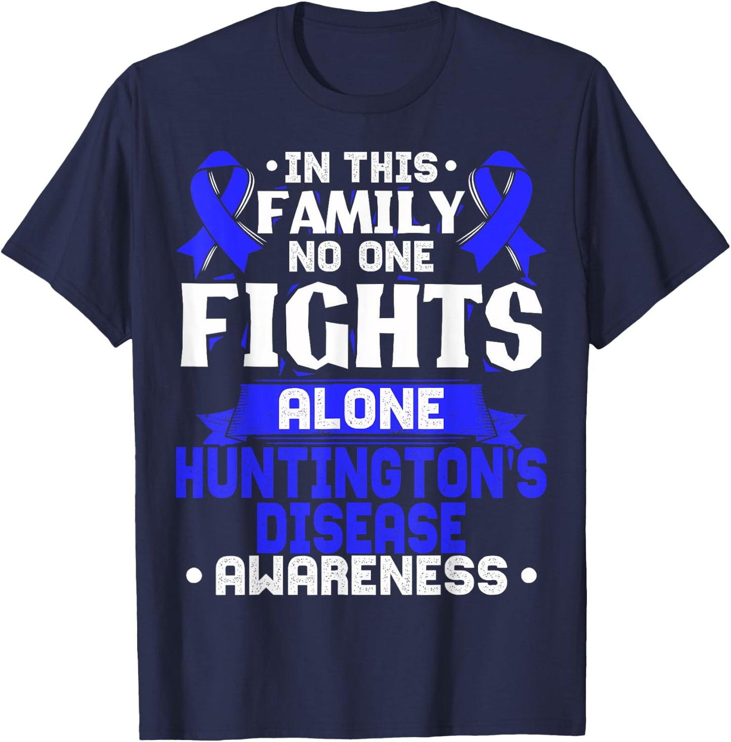 HD Awareness - Huntington's Disease Gift T-Shirt - T-Shirt | Navy
