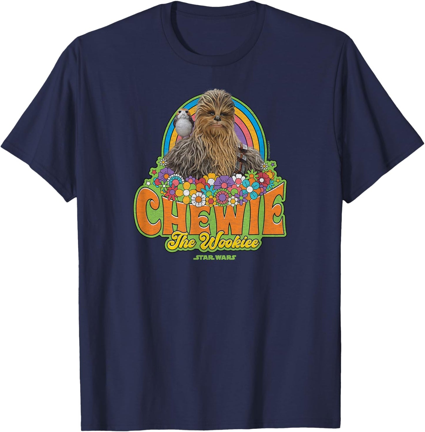 Star Wars - Retro Chewbacca T-Shirt - T-Shirt | Navy