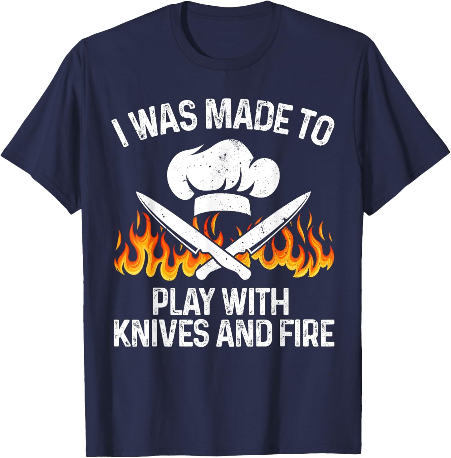 Funny Chef Design Women Cooking Lovers Culinary Chef T-Shirt - T-Shirt | Navy