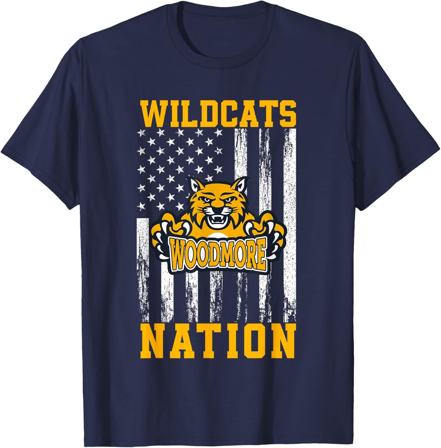 Woodmore Wildcats Logo Nation HS T-Shirt - T-Shirt | Navy