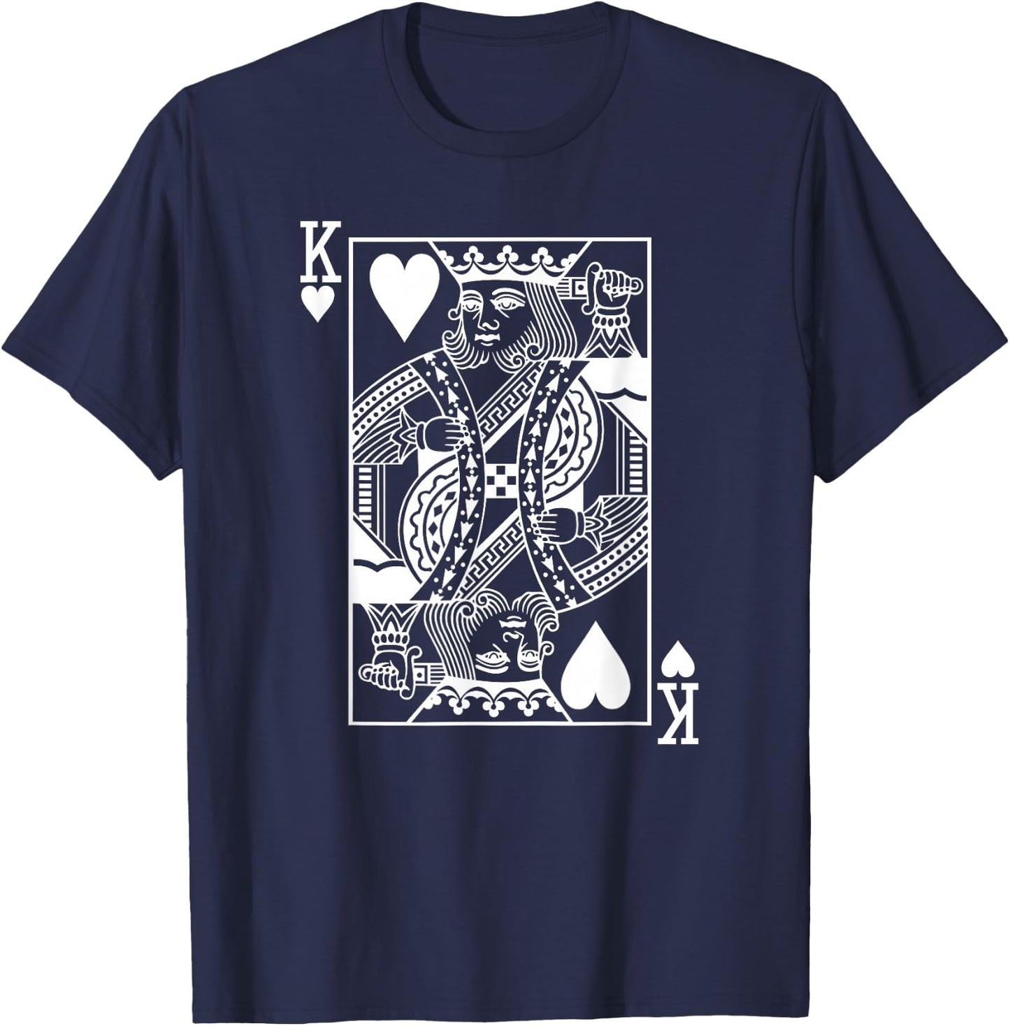 The Original King of Hearts Classic (Suicide King) T-Shirt - T-Shirt | Navy