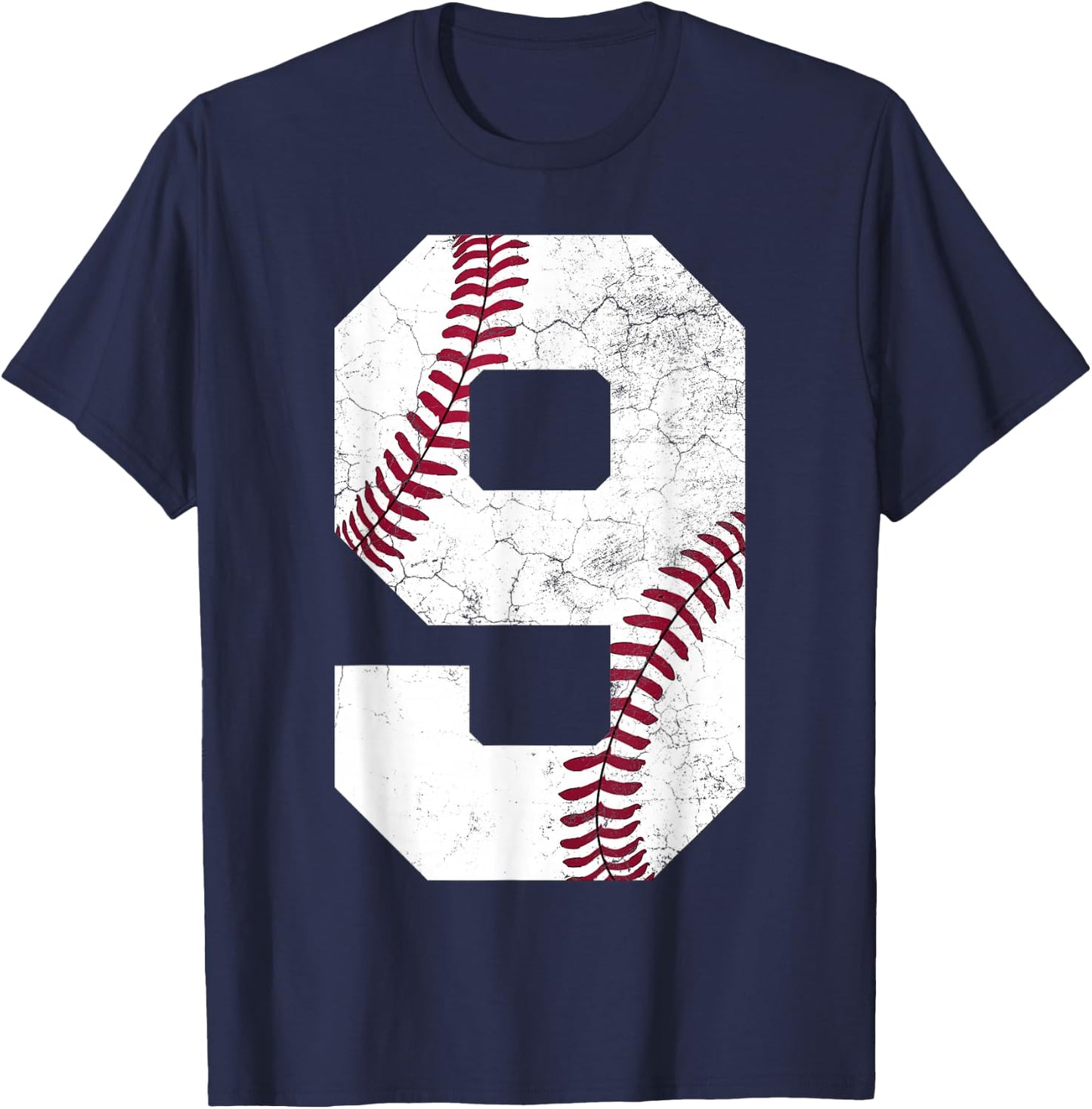 9th Birthday 2016 Baseball Boys Kids Nine 9 Ninth Gift T-Shirt - T-Shirt | Navy