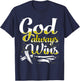 God Always Wins T-Shirt - T-Shirt | Navy