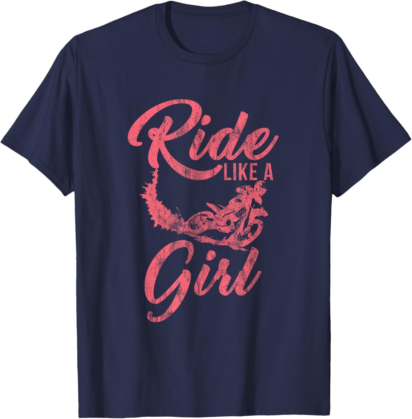 Motorcyclist Motorcycle Motorcycles Bike Biker Extreme Sports T-Shirt - T-Shirt | Navy