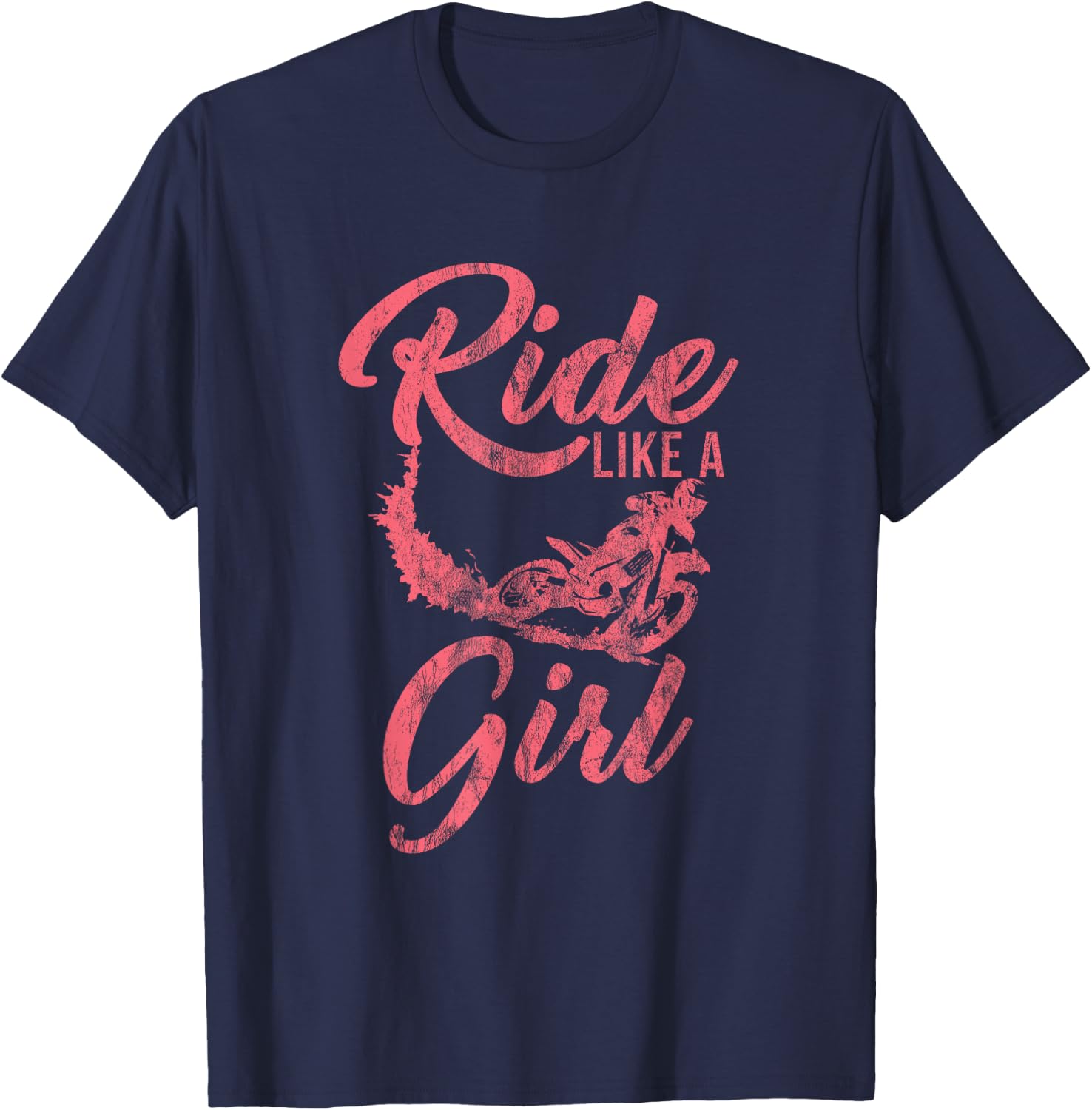 Motorcyclist Motorcycle Motorcycles Bike Biker Extreme Sports T-Shirt - T-Shirt | Navy