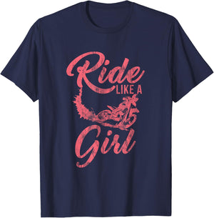 Motorcyclist Motorcycle Motorcycles Bike Biker Extreme Sports T-Shirt - T-Shirt | Navy