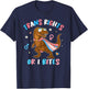 Trans Rights Or I Bite Transgender LGBT Pride Month Dinosaur T-Shirt - T-Shirt | Navy