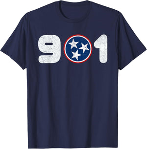 901 Tennessee Flag T-Shirt - T-Shirt | Navy