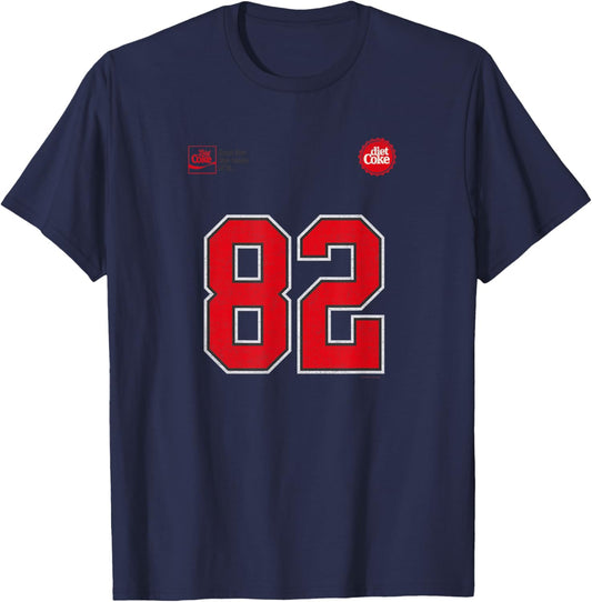 Coca-Cola Diet Coke Red Label Collegiate Style 82 T-Shirt - T-Shirt | Navy