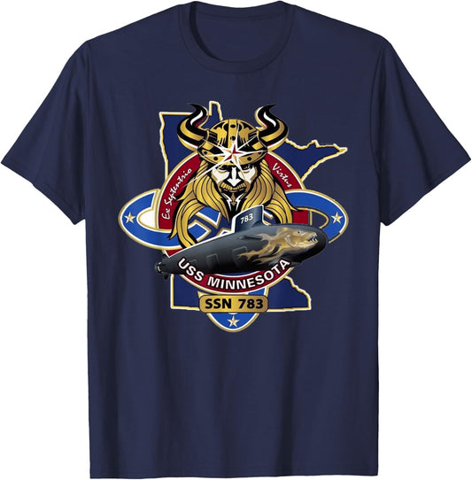 Submarine Veteran SSN-783 USS Minnesota U-boat T-Shirt - T-Shirt | Navy