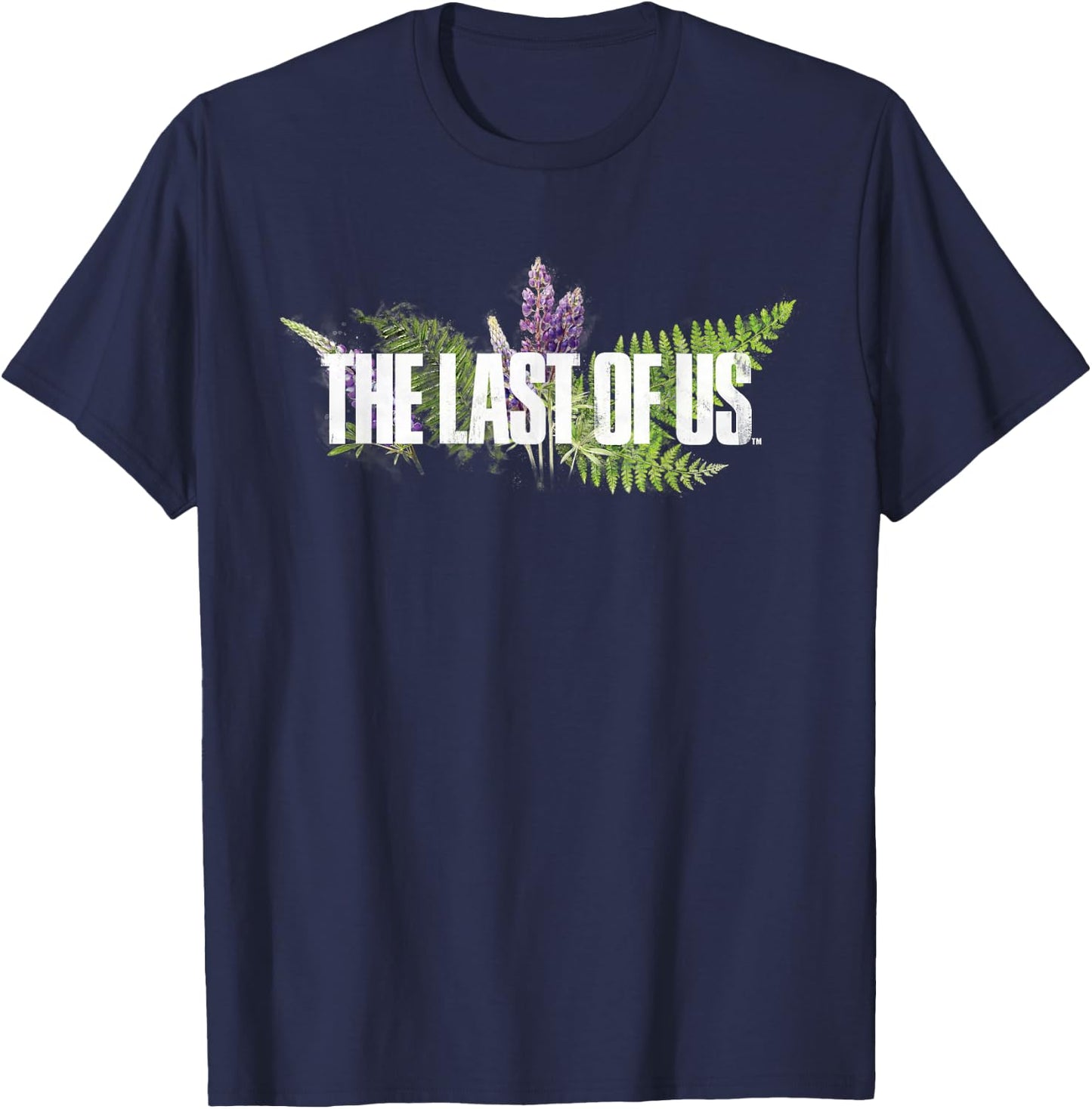 The Last of Us Lavender Front Back Video Game T-Shirt - T-Shirt | Navy