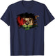 Palestine Flag and Lion - Palestinian Pride T-Shirt - T-Shirt | Navy