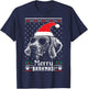 Weimaraner Merry Barkmas Christmas T-Shirt - T-Shirt | Navy