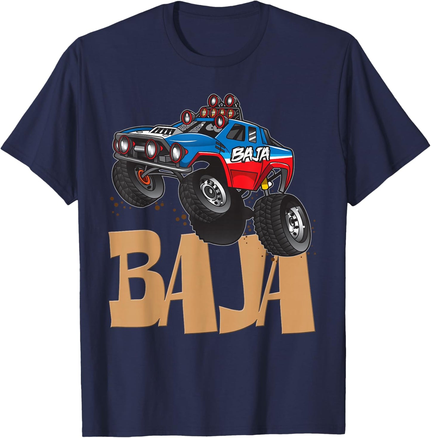 Baja Racing Baja Truck T-Shirt - T-Shirt | Navy