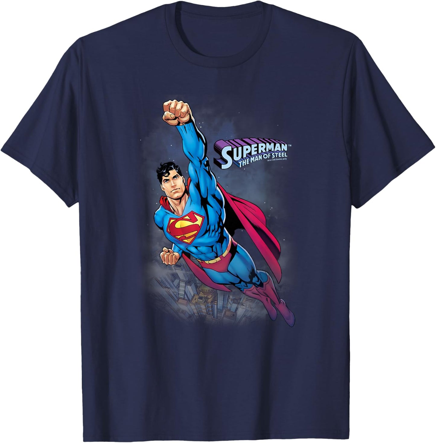 Superman Twilight Flight T-Shirt - T-Shirt | Navy