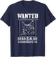 Schrodingers Cat Wanted Dead & Alive Funny Science T-Shirt - T-Shirt | Navy