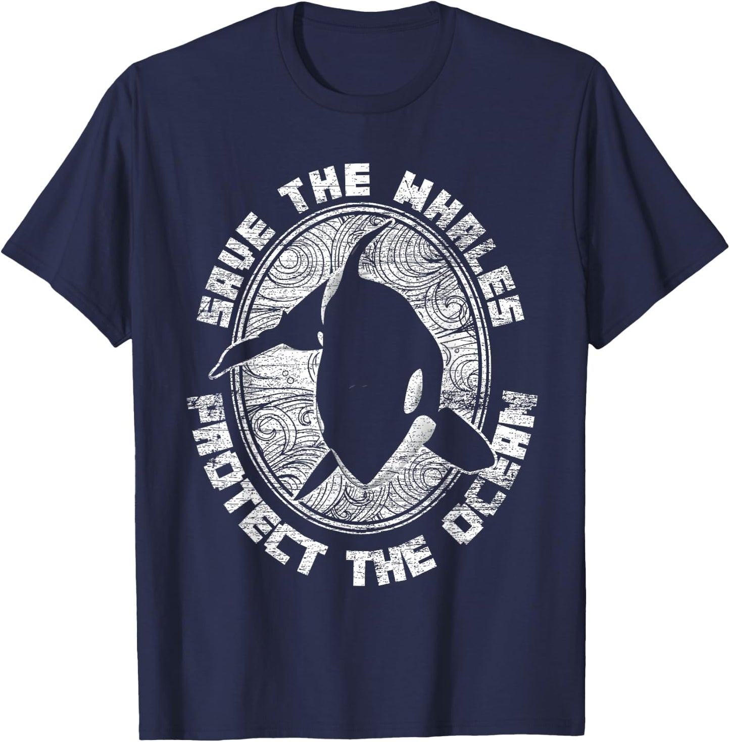 Animal Groomer Gift Ocean Killer Whale T-Shirt - T-Shirt | Navy