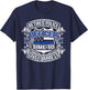 Retired Police Officer | Law Enforcement Retirement T-Shirt - T-Shirt | Navy