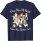 Dogs make me happy humans make my head hurt T-Shirt - T-Shirt | Navy