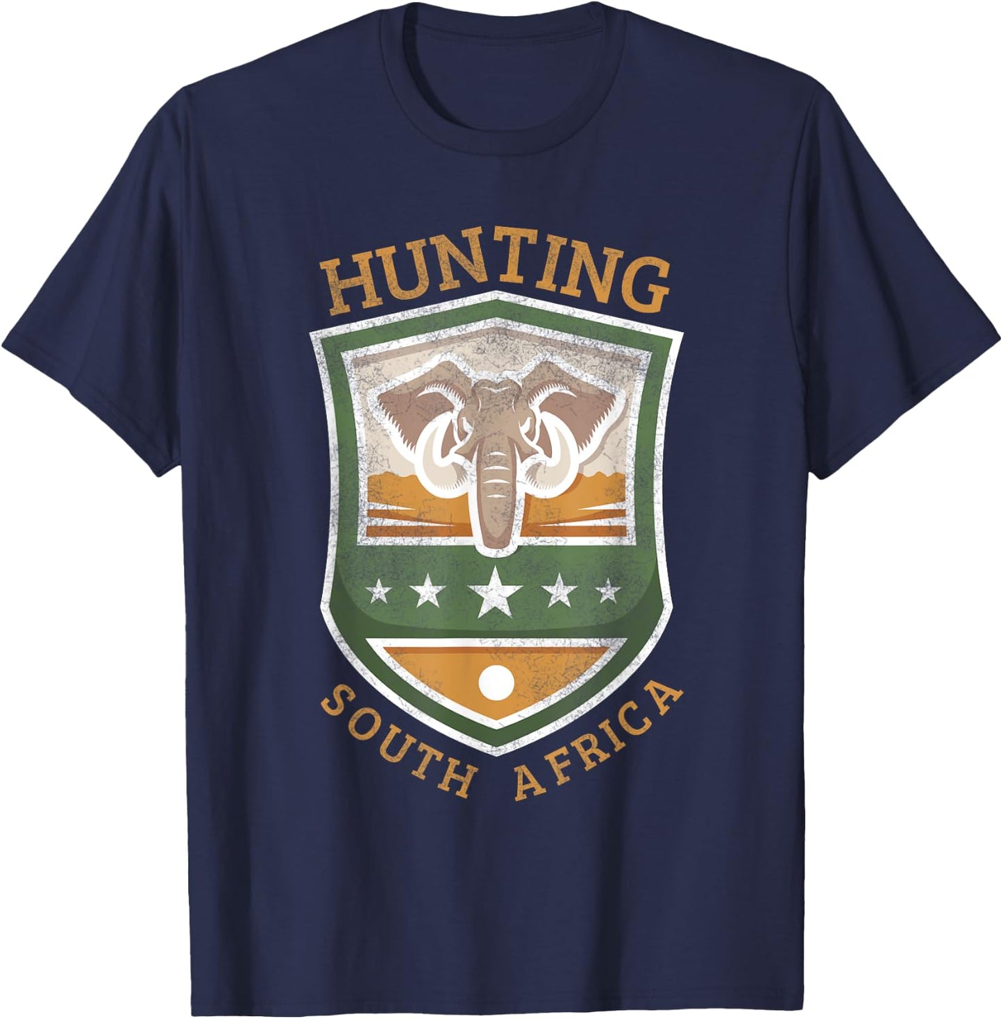 Hunting South Africa | Safari hunting Africa T-Shirt - T-Shirt | Navy