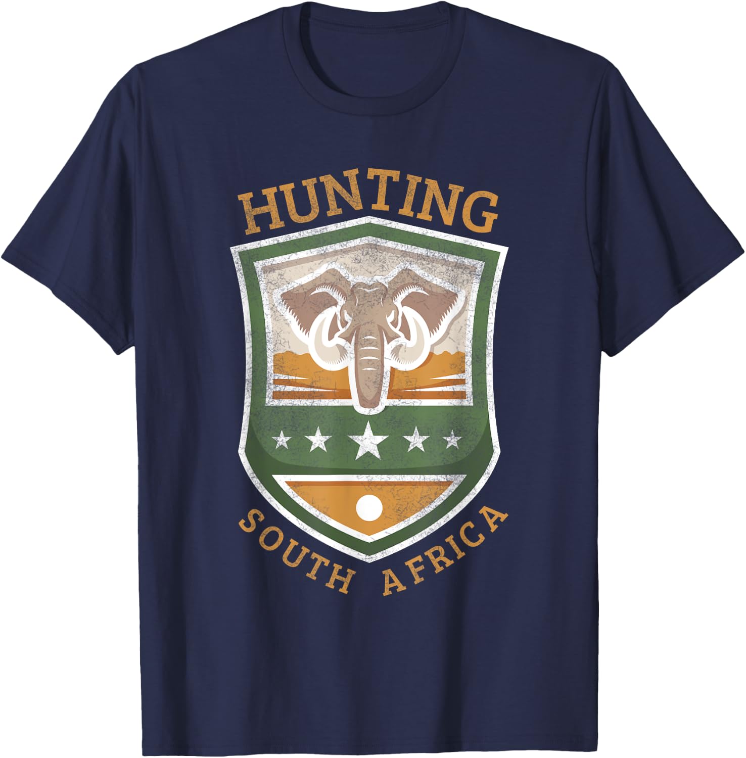 Hunting South Africa | Safari hunting Africa T-Shirt - T-Shirt | Navy