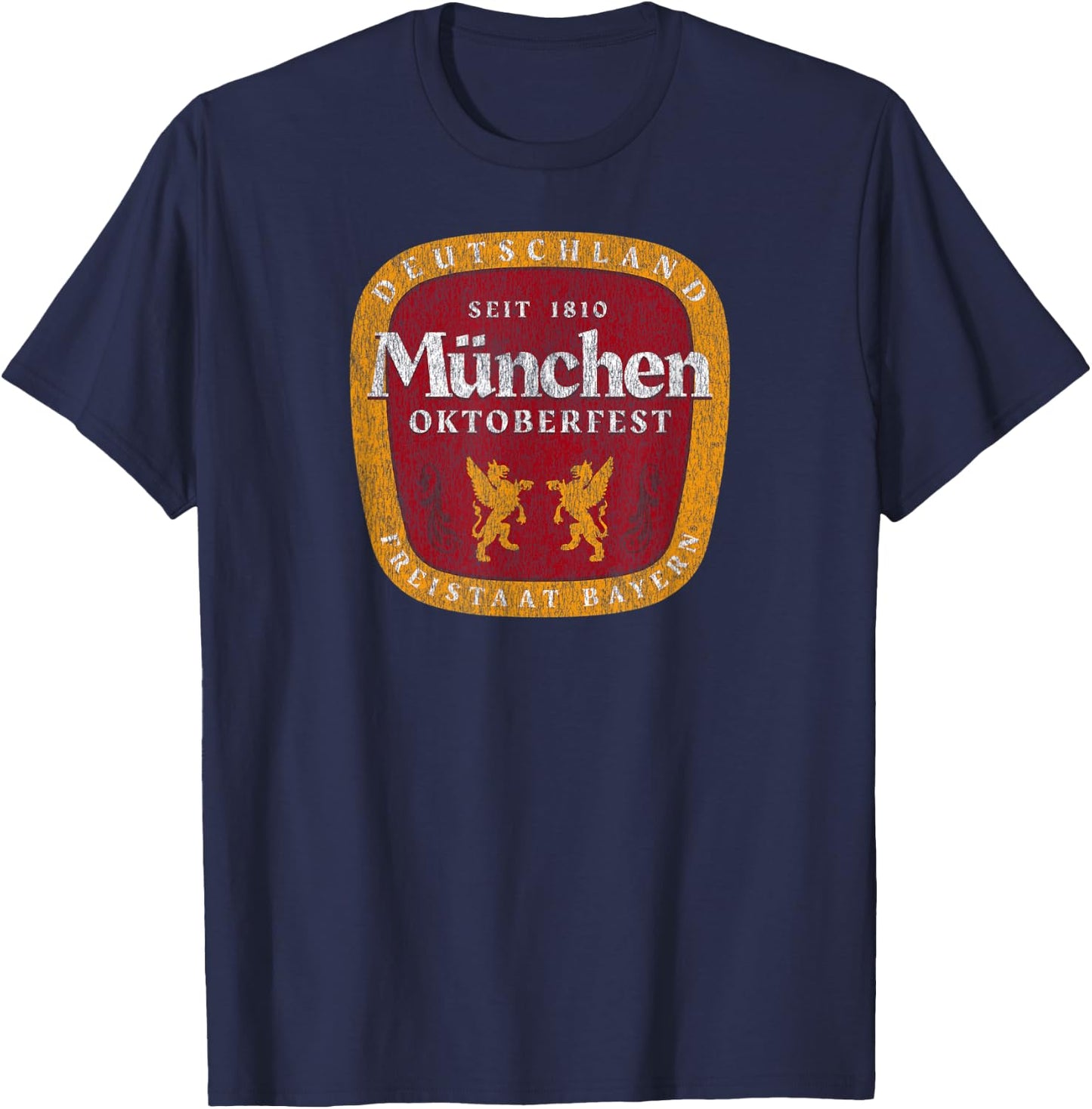 Oktoberfest Deutschland German Beer Festival Shirt T-Shirt - T-Shirt | Navy