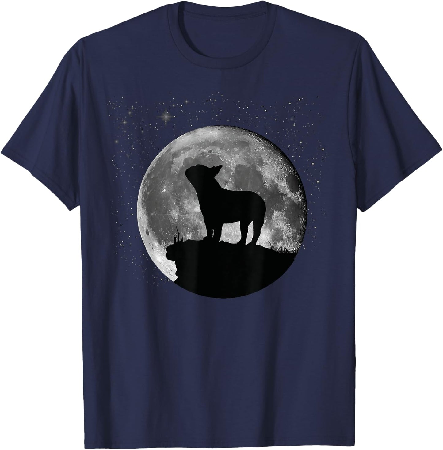 French Bulldog Frenchie Dog T-Shirt - T-Shirt | Navy